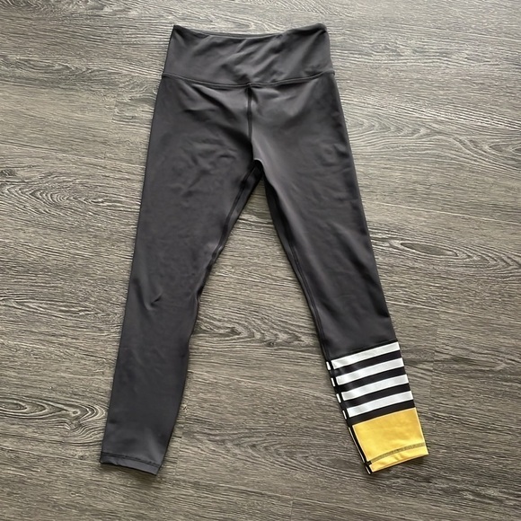 Sz4 Zyia Active Bumblebee Light N Tight 7/8 Hi Rise Tights NWOT Condition - Picture 5 of 9